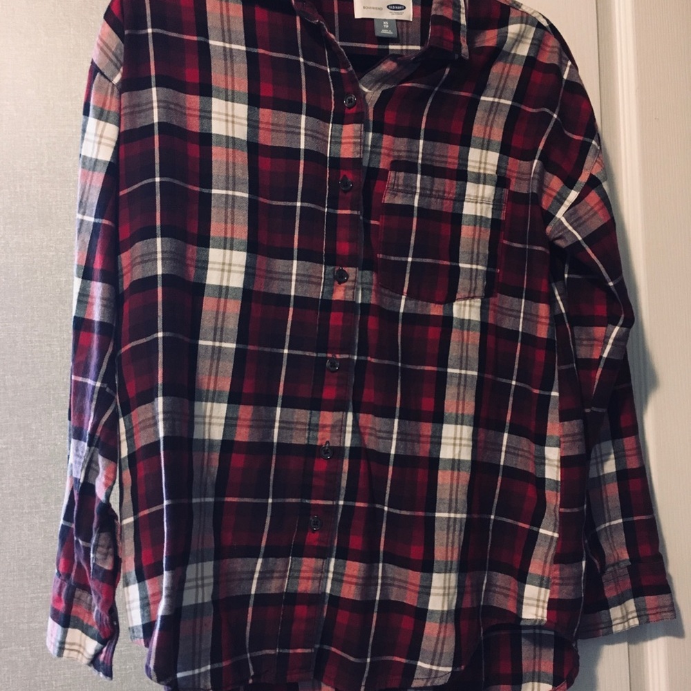 Plaid button up shirt
